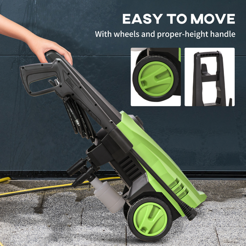 DURHAND High-Performance Power Washer 1800W, 150 Bar, 510 L/h, for Garden, Car
