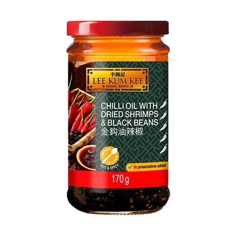 LEE KUM KEE Chilli Oil With Dried Shrimps & Black Beans 170g