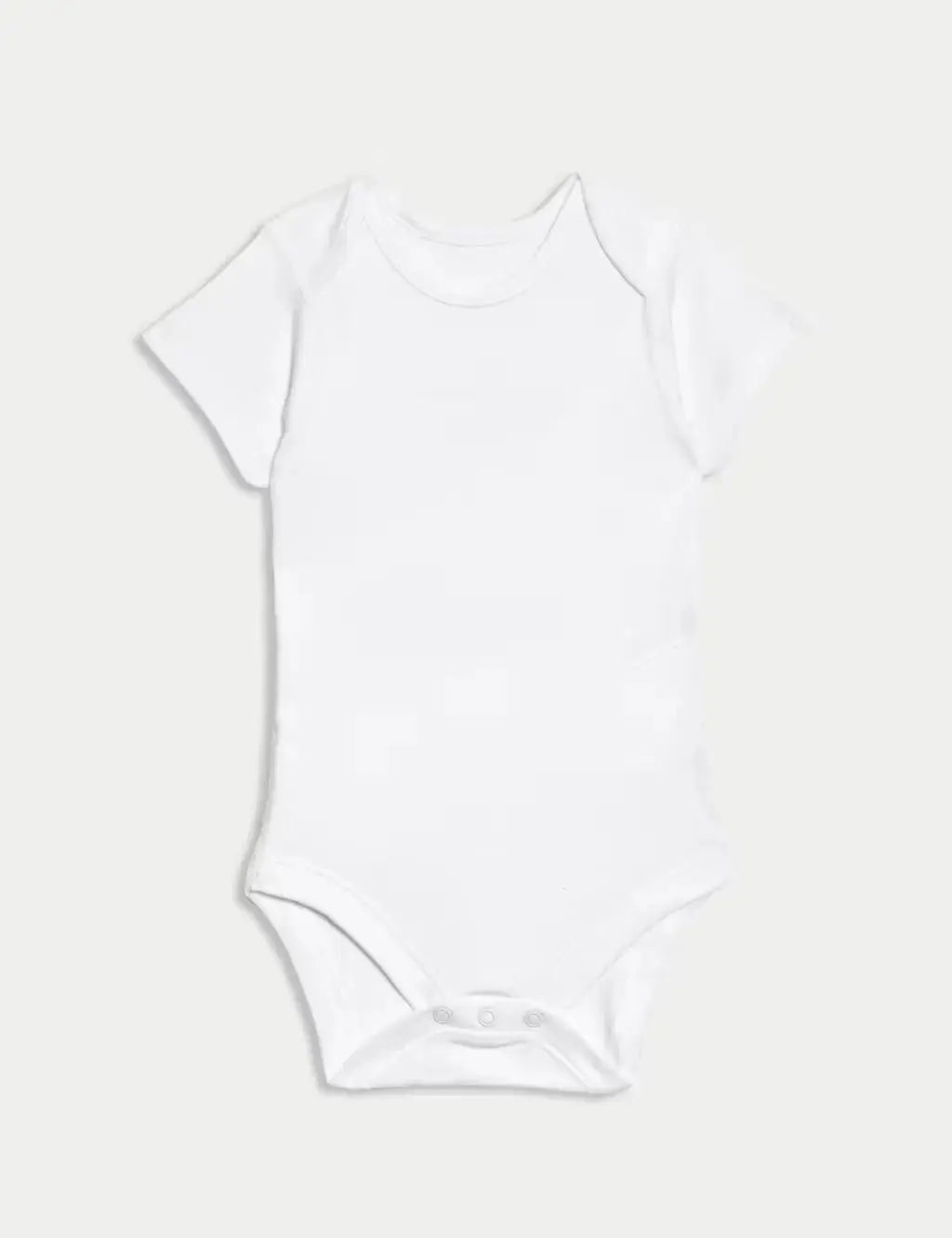 7pk Pure Cotton Short Sleeve Bodysuits (5lbs-3 Yrs)