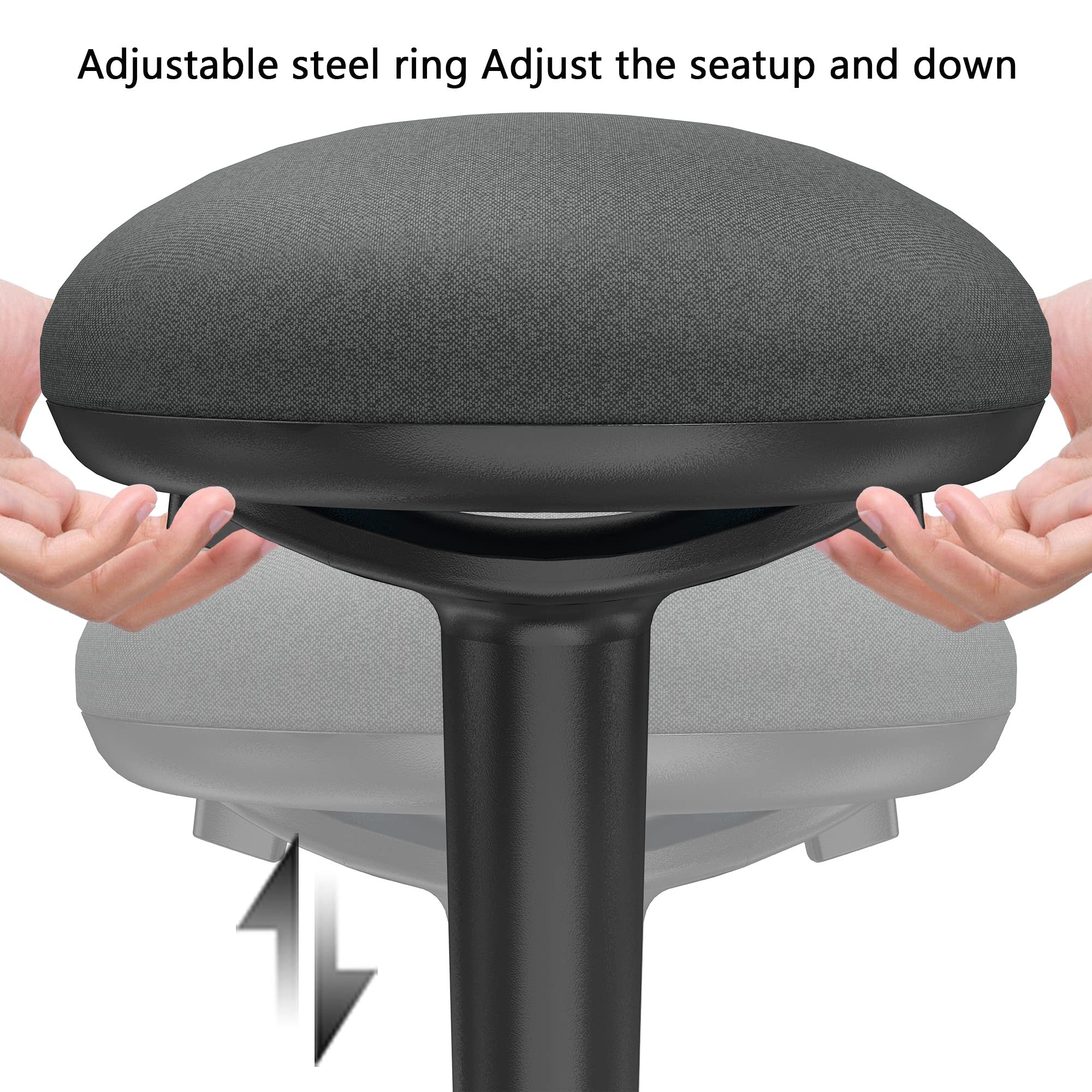 Ergooffile Ergonomic Standing Stool, Height Adjustable Perching Chair