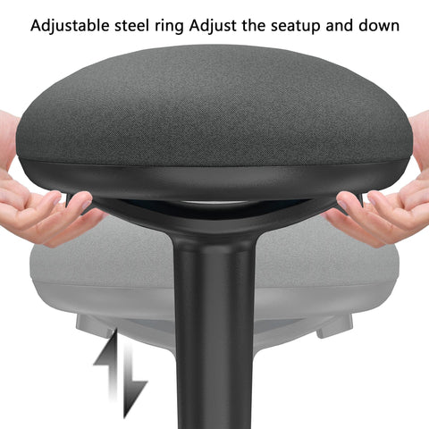 Ergooffile Ergonomic Standing Stool, Height Adjustable Perching Chair