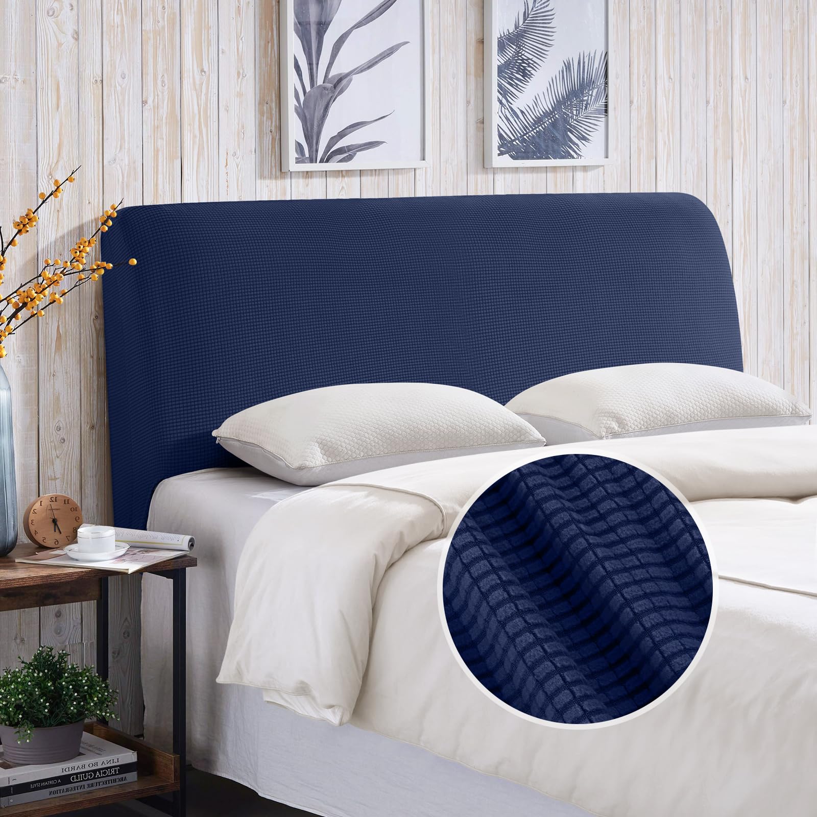 TAOCOCO Bed Headboard Covers King Size Headboard Cover,Elastic Head Board cover,Dustproof All-inclusive Headboard Protection Cover for King/Double
