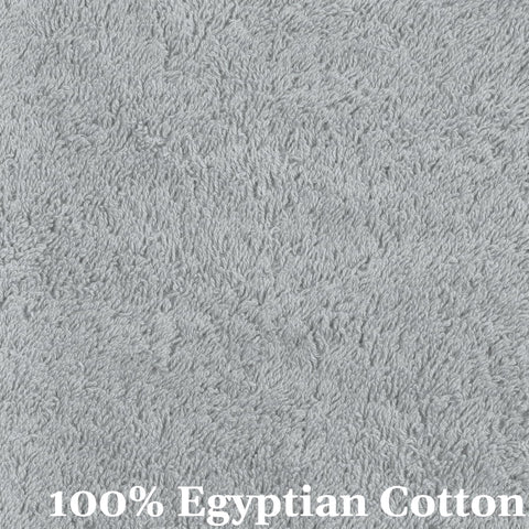 LoomTrove Pack of 2 Extra Large Jumbo Bath Sheets 100 x 200 cm 100% Egyptian Combed Cotton XL Towels Quick Dry Big Bath Sheet Super Soft Hotel