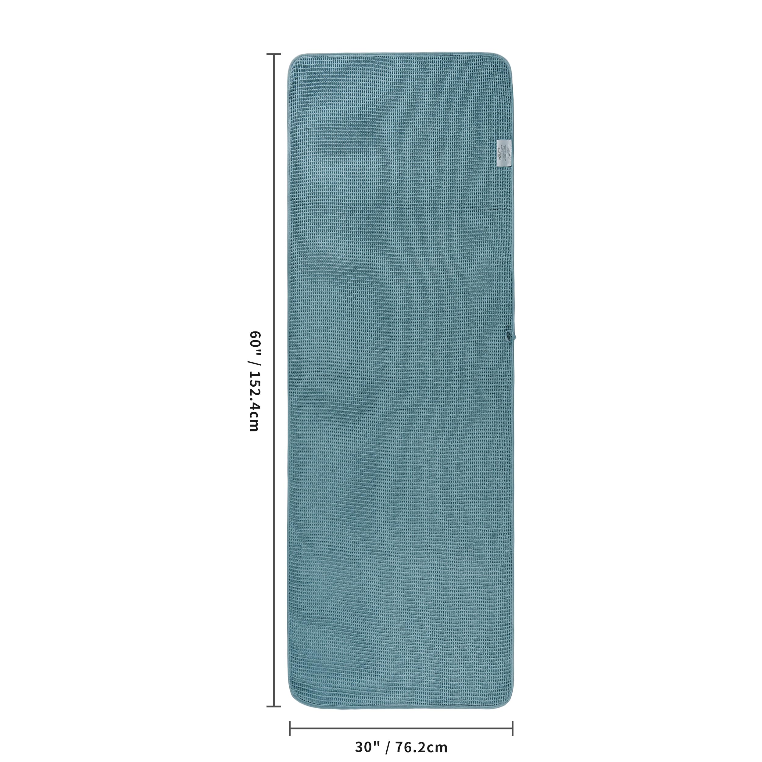 POLYTE 380 GSM Microfibre Quick Dry Waffle Bath Towel, 76.2x152.4 cm