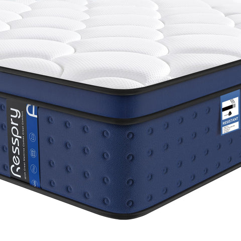 Resspry Single Mattress,12Inch Hybrid Mattress for Pressure Relief