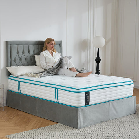 SANA SLEEP 3FT Single Mattress,11 Zone Orthopedic Single Mattress, Pocket Spring Mattress, Motion Isolation, Pressure Relief