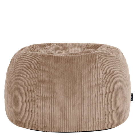 icon Kingston Cord Bean Bag with Filling Included, Brown