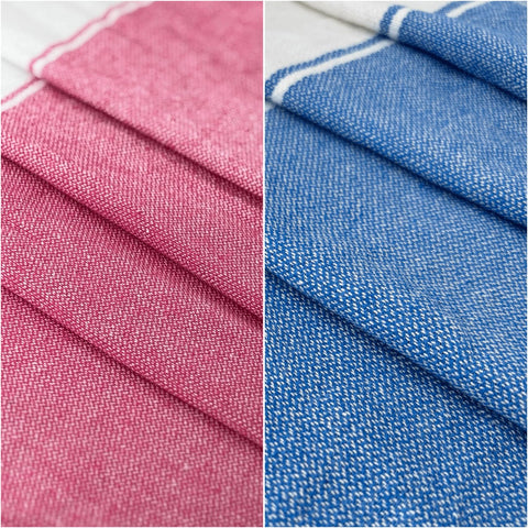 Aspendos Turkish Beach Towel – Lightweight, Quick Dry, Sand Free – 100% Cotton Peshtemal Towel – 90x190 cm – Compact & Soft for Bath, Travel, Holiday