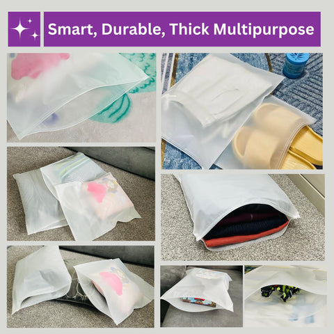 Moth Free Store & Protect Clothes Bags Ziplock Bags for Storage Hospital Maternity School Trips Wardrobe Waterproof Camping Travel Holidays Organiser