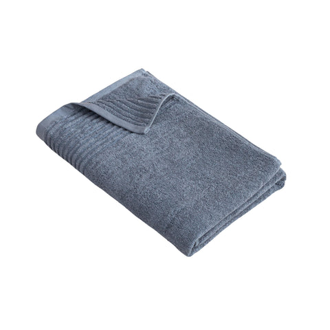 CUBE HOME Luxury 100% Bamboo Bath Towel - 70 x 140 cm - Natural Bamboo, Highly Absorbent, Quick Dry and Hypoallergenic (Eclipse Navy)