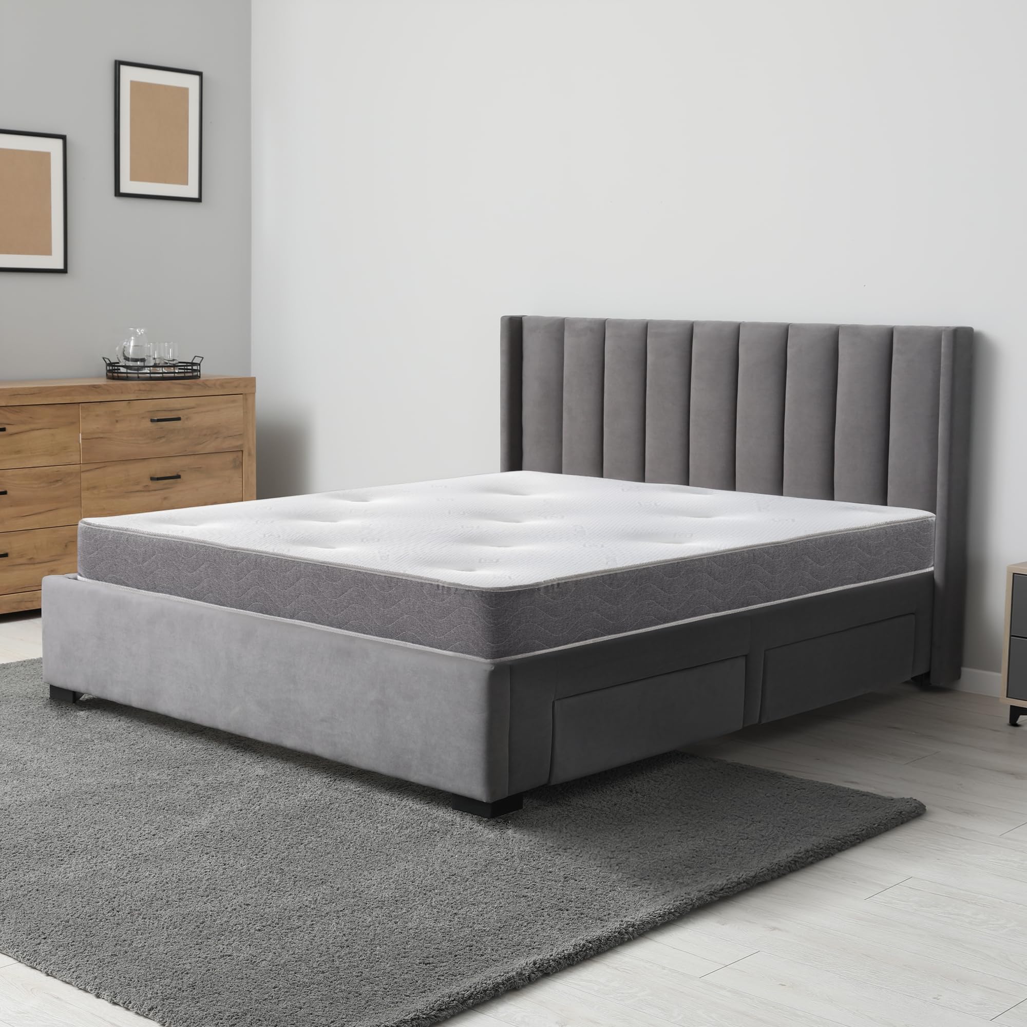 eXtreme comfort ltd InfinityTuft Grey Single Mattress