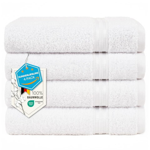 Hammetex Bathrobe 100% Cotton Unisex for Men and Women Quality 400 g/m² Quality Soft Absorbent Terry Towelling Bathrobe for Couples with Pockets