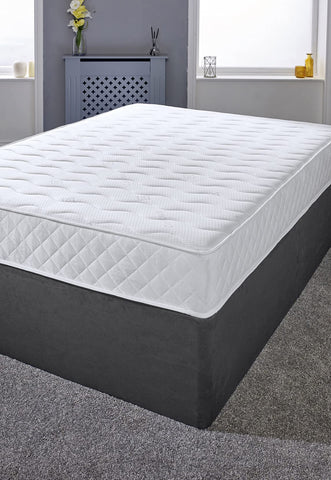 eXtreme comfort ltd The Diamond Wave Comfortable Conventional 9" Deep Spring Mattress From (2ft6 by 5ft9 Shorty Small Single)