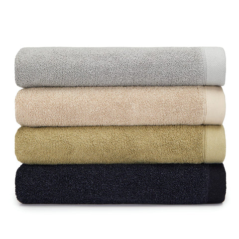 Drift Home - Natural Hand Towel (50 x 90cm) - Soft & Absorbent 600GSM Premium - Sustainable Cotton (BCI) - Recycled Bottles - Ideal for Bathroom, Gym