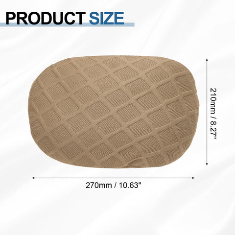 sourcing map Office Chair Pillow Cover, Office Chair Headrest Attachment Mesh Removable Headrest Protector for Home Desk Computer Chairs, Khaki