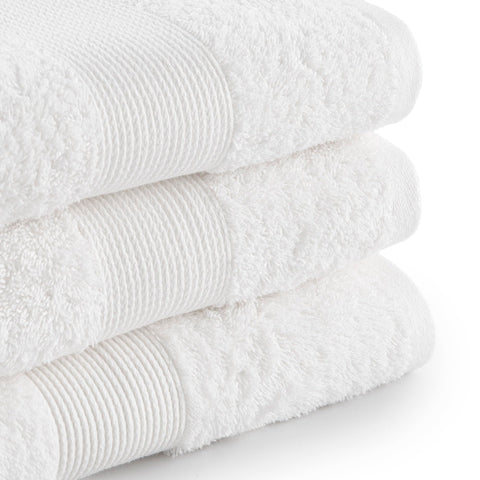 Jalla, Bath Towel Set, 1+1, 100% Cotton, 430gsm, 50 x 100 cm, White