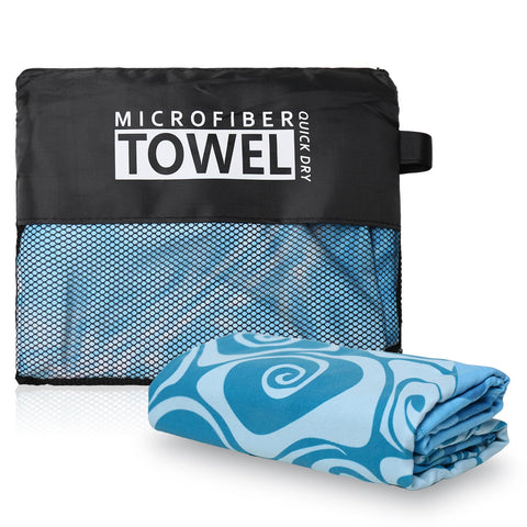 Vorvowry Microfibre Beach Towels for Adults Women Men Extra Large Lightweight Quick Dry Sand Free Travel Towel Double Sided Printing for Swim Sports