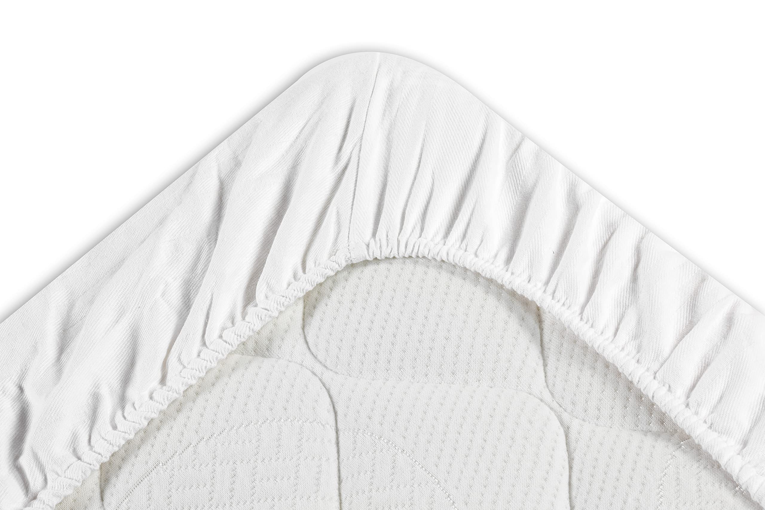 V.I.P Very Important Pillow Mattress Topper, Jacquard Cotton Bands, Rubber Bands All-Round, Double Bed