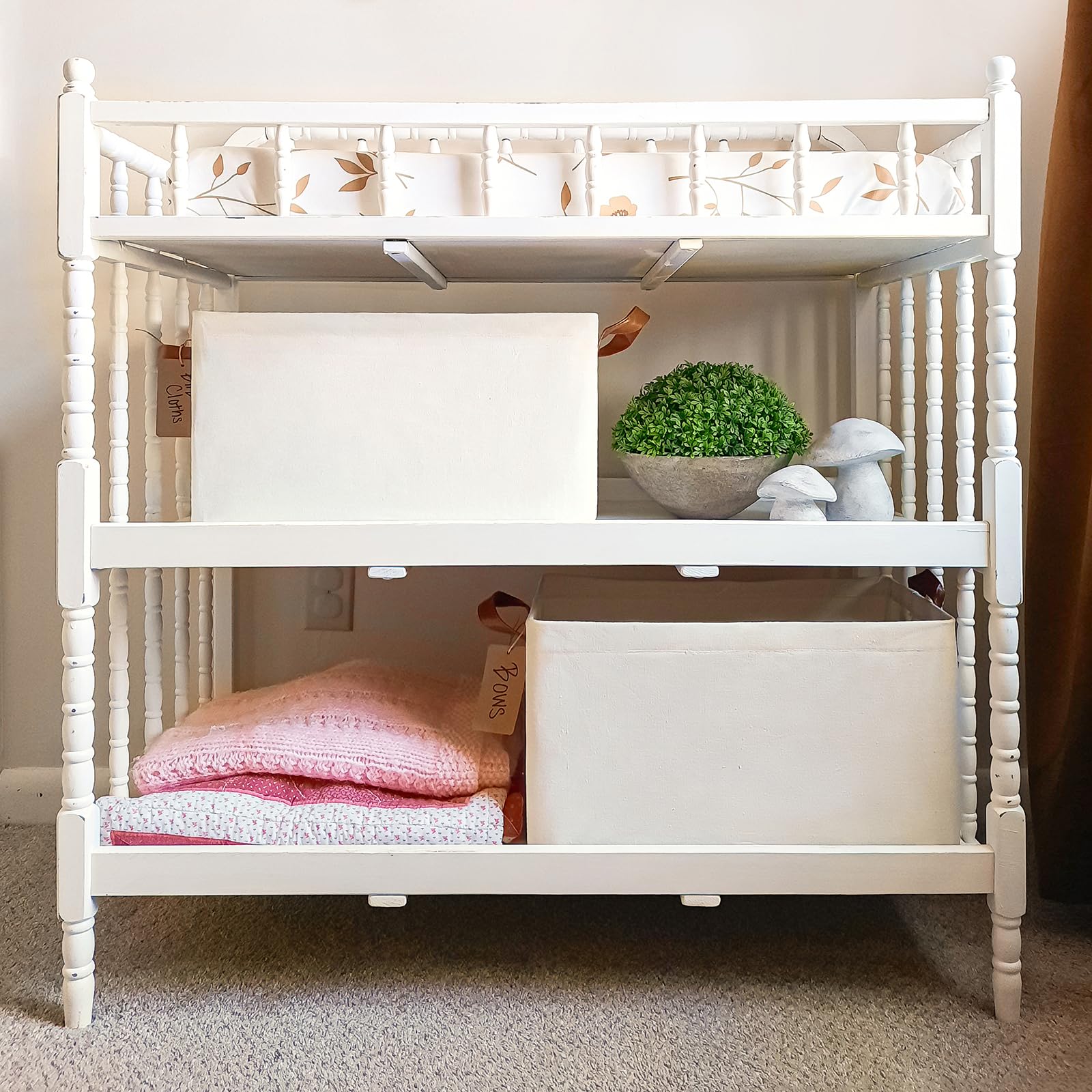 CHICVITA Closet Storage Bins Storage Baskets for Shelves, Baskets for Organizing, Closet Organizers and Storage, Toy Storage Bins
