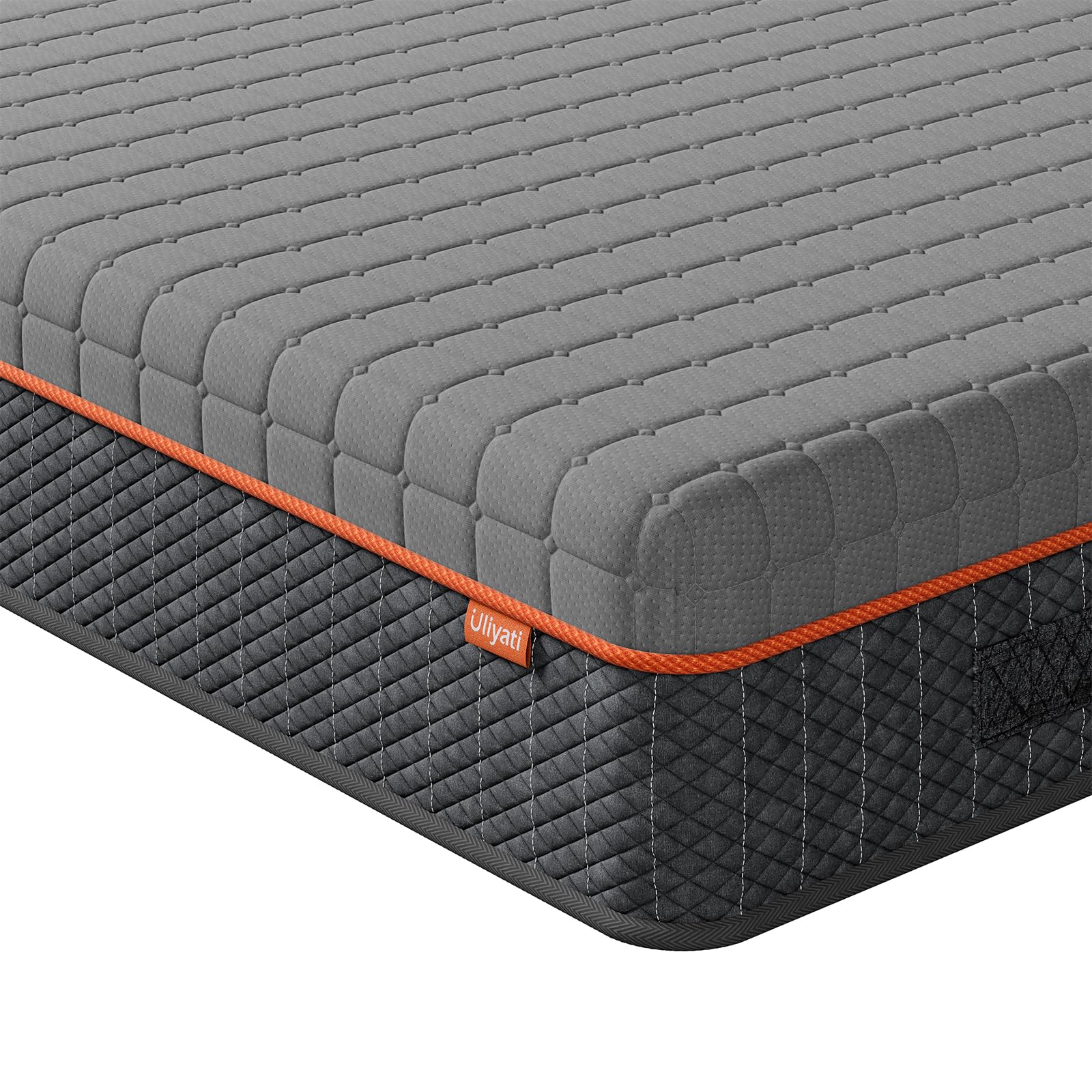 Uliyati Double Mattresses Gel Memory Foam Mattress, Medium, 135x190x20CM