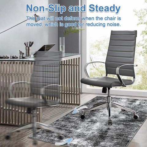 Capslpad Office Chair Mats for Hardwood Floor 90x120cm Non-Slip Modern Abstract Home Multi Purpose Chair Mat Low Pile Floor Protectors Computer Chair