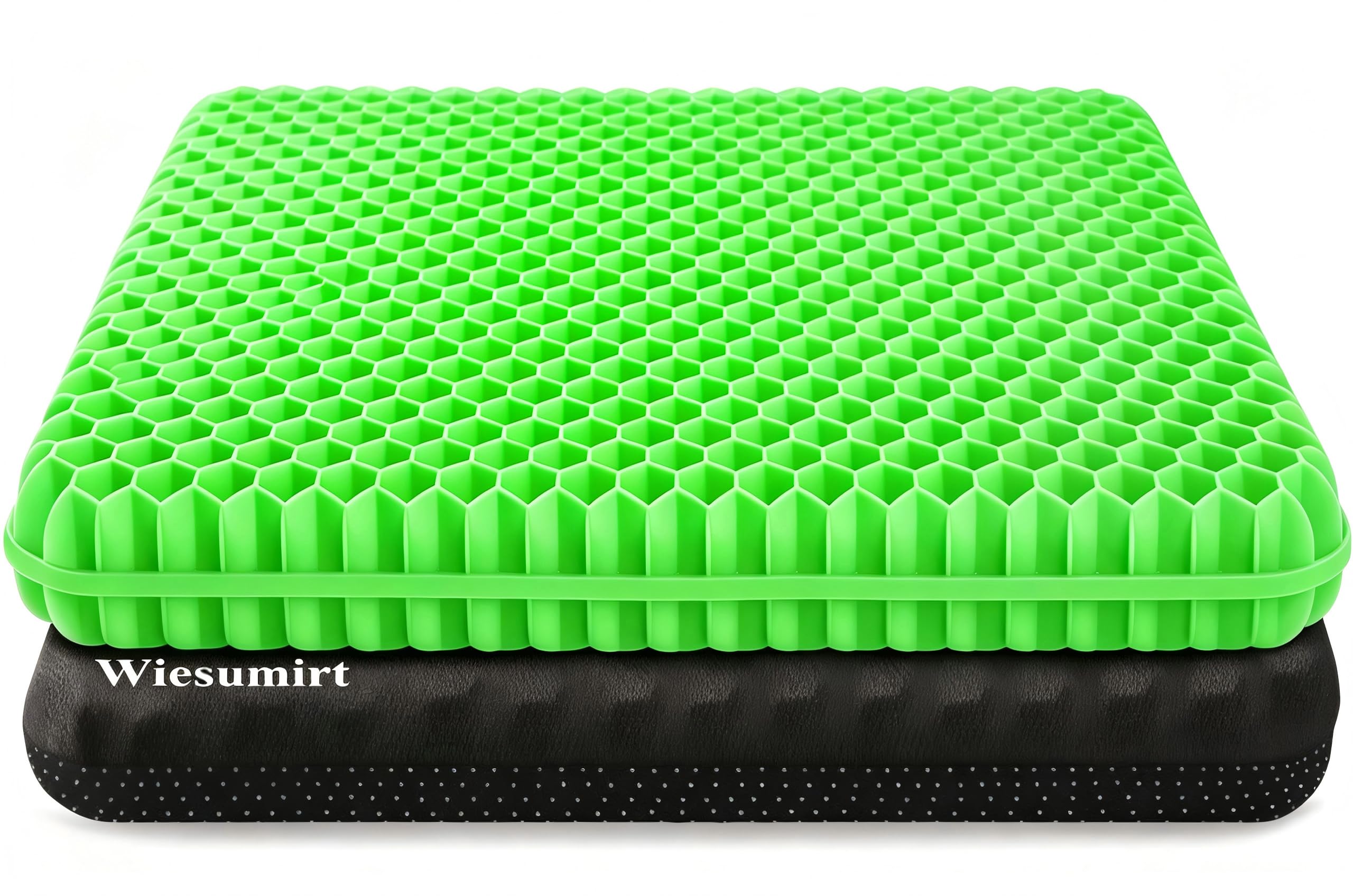 Plus Size Gel Seat Cushion, 50×50×4cm, Large and Thick Supportive Seat Cushion for Pressure Relief for Buttock, Sciatica, Tailbone Pain