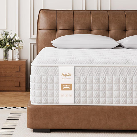 Single Mattress,3FT Orthopaedic Medium-Firm Single Mattress,11.02 Inch Foam and Pocket Springs Rolled & Compressed,Comfort-Pressure Relief for