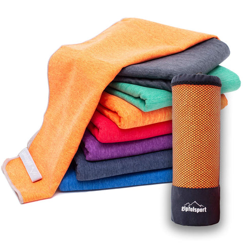 gipfelsport Microfibre Towel orange 1x M(110x50cm)