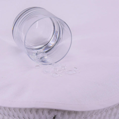 Setex Waterproof Towelling Incontinence Sufferers/for Use As for Hygiene Conscious Mattress Protector Mattress Protection, COTTON, white