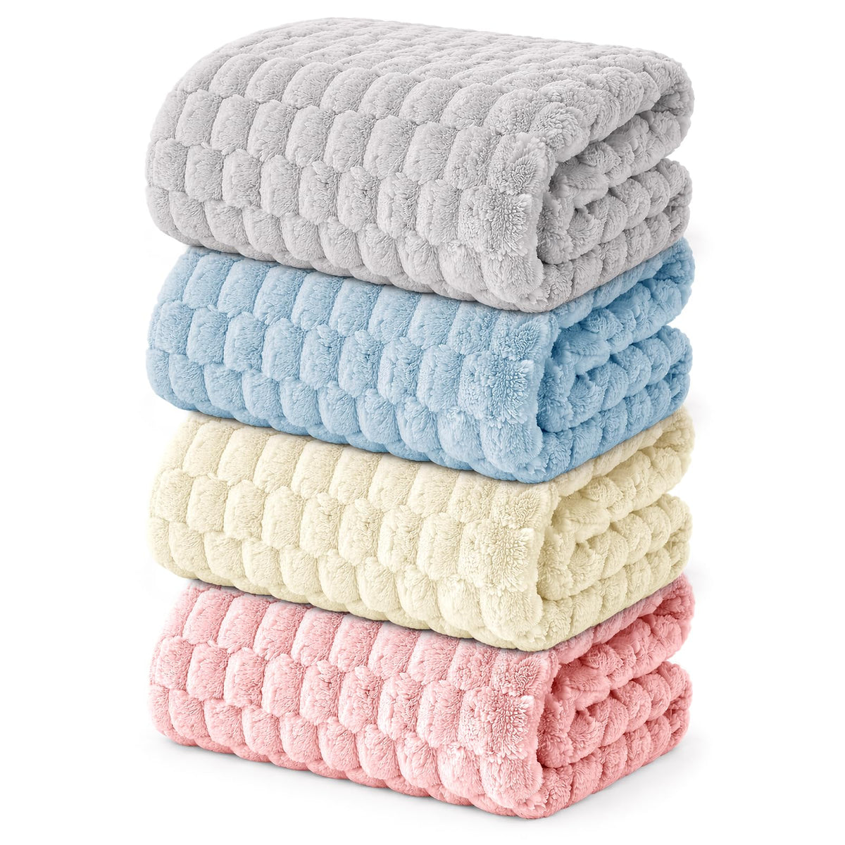 JTKDG 4 Pack Microfiber Bath Towels Large 140 x 70cm Super Absorbent Shower Towels Quick Dry Luxury Towel Set for Bathroom Daily Use Spa Gym Beach