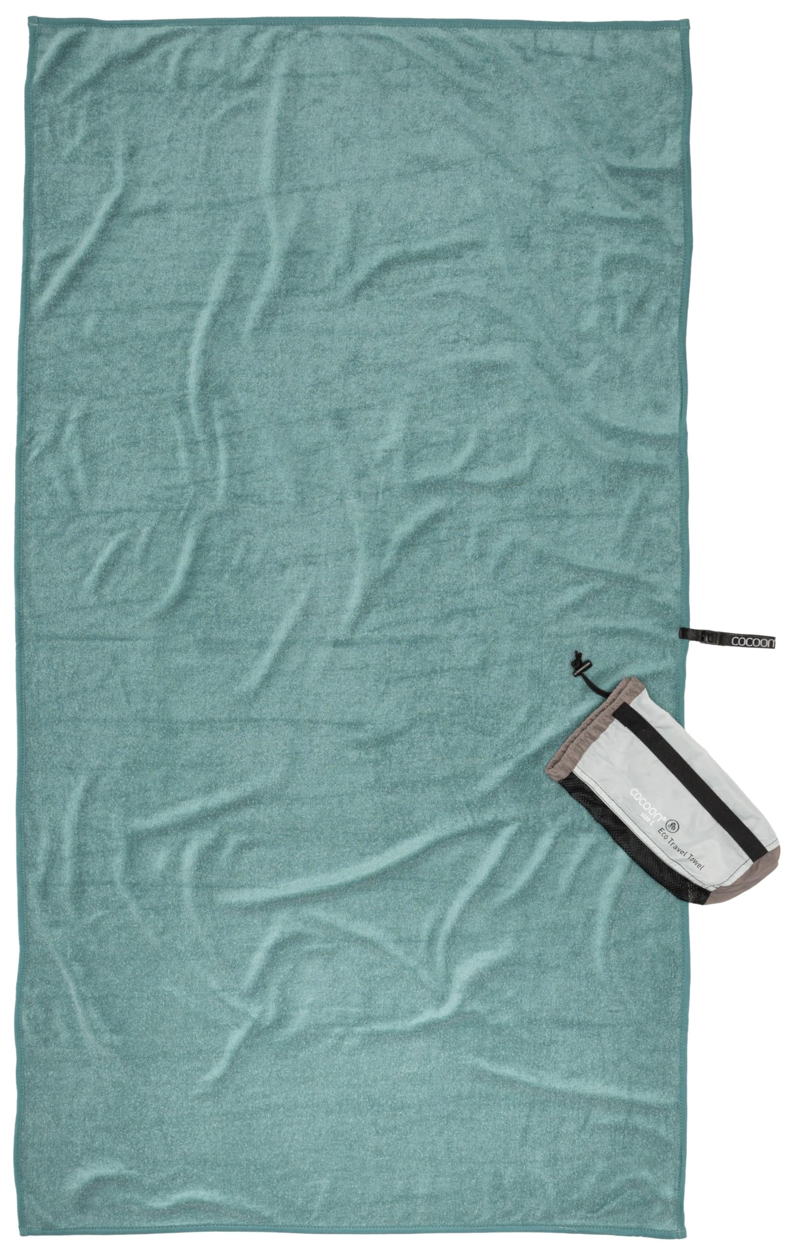 Cocoon Eco Travel Towel Large Nile Green