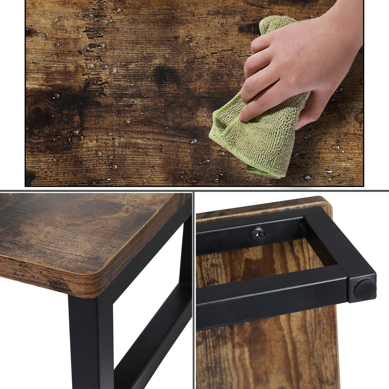 OROPY Wood Monitor Stand Riser, Computer Screen Riser for Office 40x23x14cm