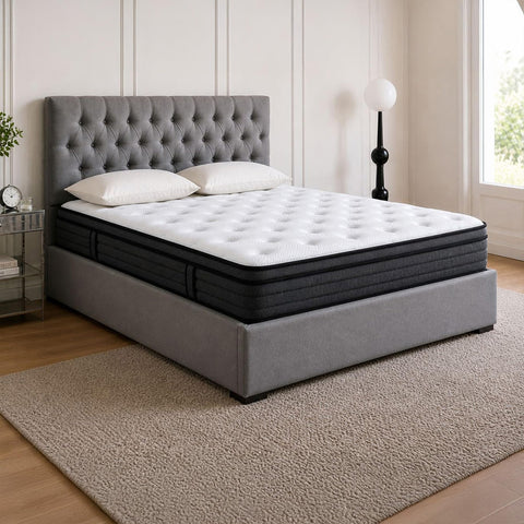 SANA SLEEP 4FT Small Double Mattress,9 Zone Orthopedic Small Double Mattress, Comfortable Home Pocket Spring Mattress