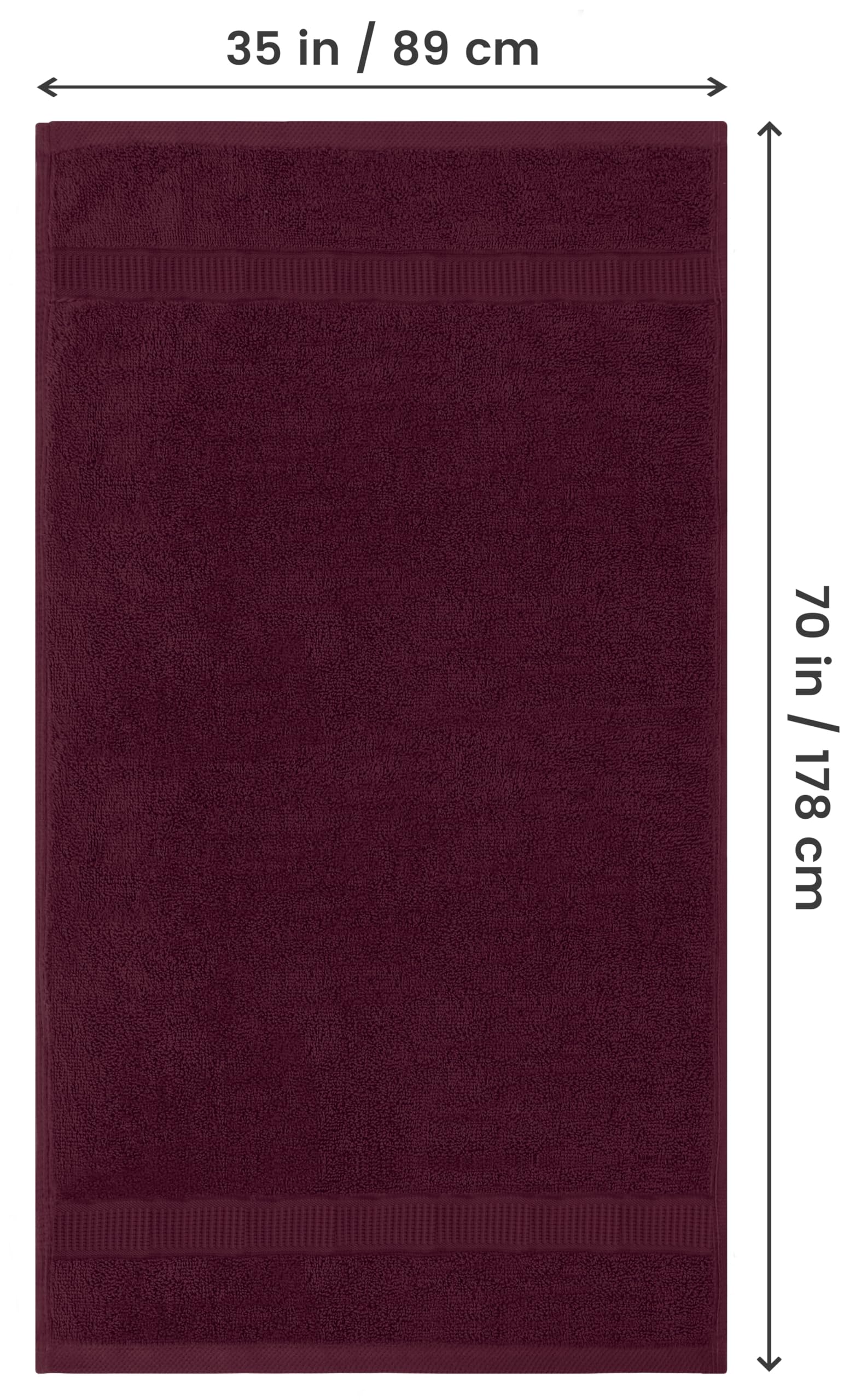 Utopia Towels - Premium Jumbo Bath Sheet (90 x 180 cm, 8 Pack) - 100% Ring Spun Cotton Highly Absorbent and Quick Dry Extra Large Bath Sheet