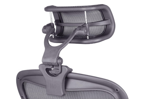 Engineered Now The Original Headrest for the Herman Miller Aeron Chair (H4 for Remastered, Carbon)
