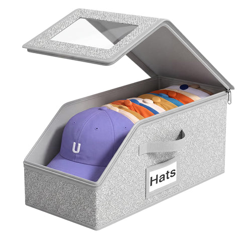 Homzixt Hat Storage Organizer, 1Pack, Holds 24 Ball Caps