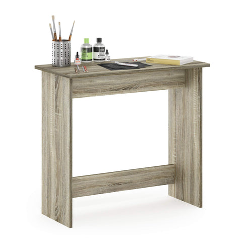 Furinno Simplistic Computer Desk, Study Desk, Writing Desk, Sonoma Oak, 39.1 (D) x 79.5 (W) x 75.7 (H) cm