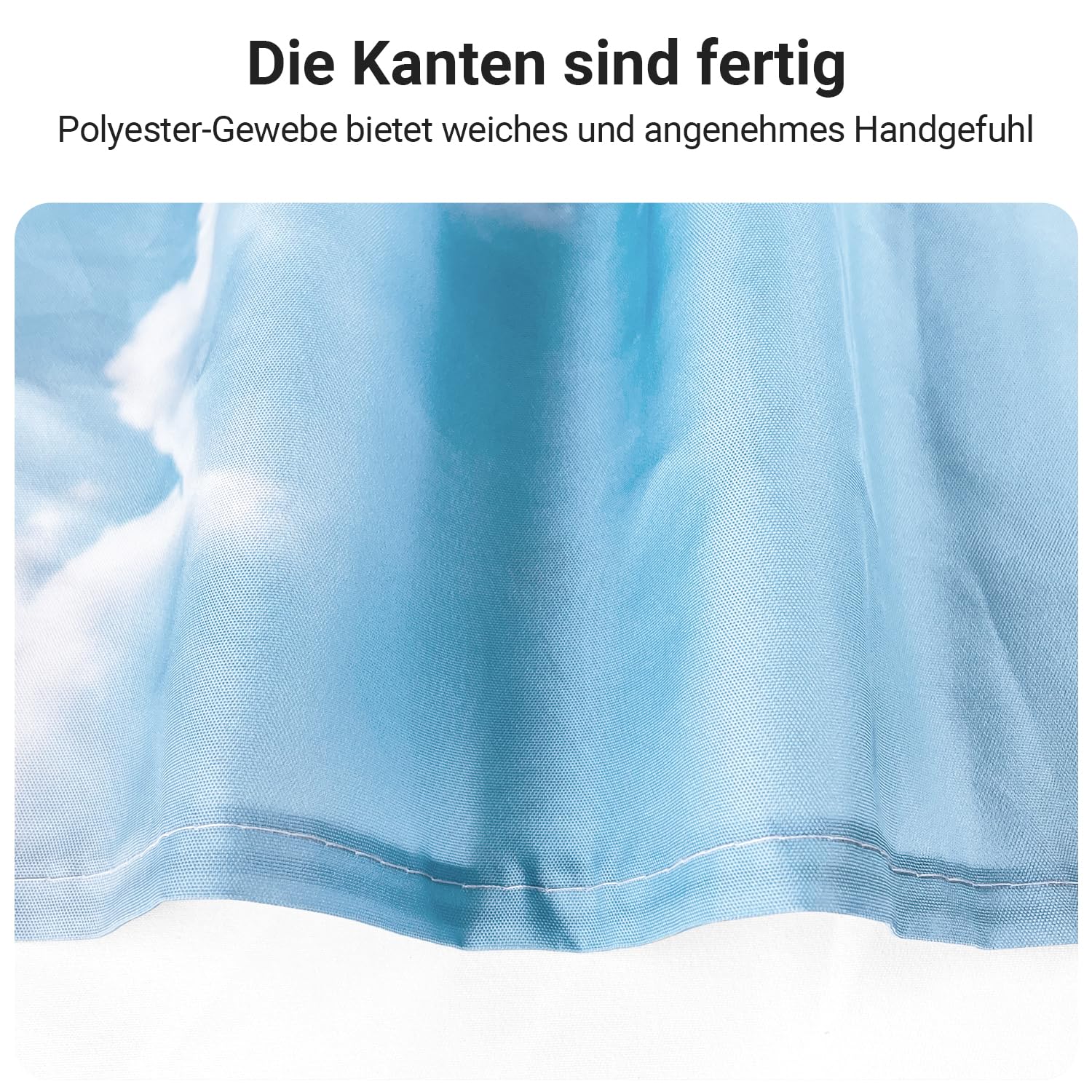 Lerores Shower Curtain 220 x 180 cm, Gravel Desert Anti-Mould Textile, Weighted Hem, Water-Repellent