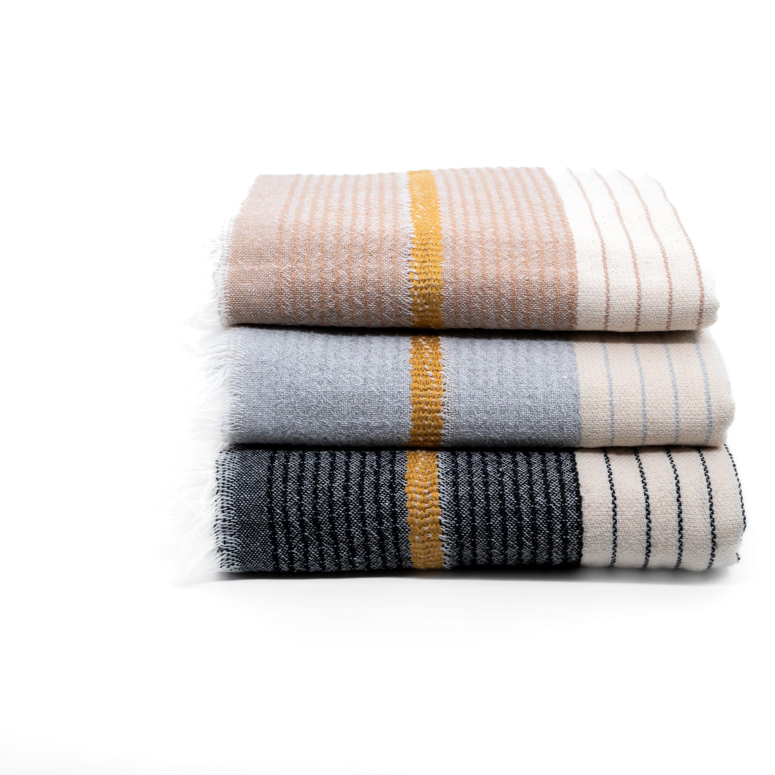 BERCA HOME Olympos Turkish Beach Towel – 100% Cotton Peshtemal Hammam & Bath Towel – Lightweight, Quick Dry, Sand Free – 90 × 190 cm