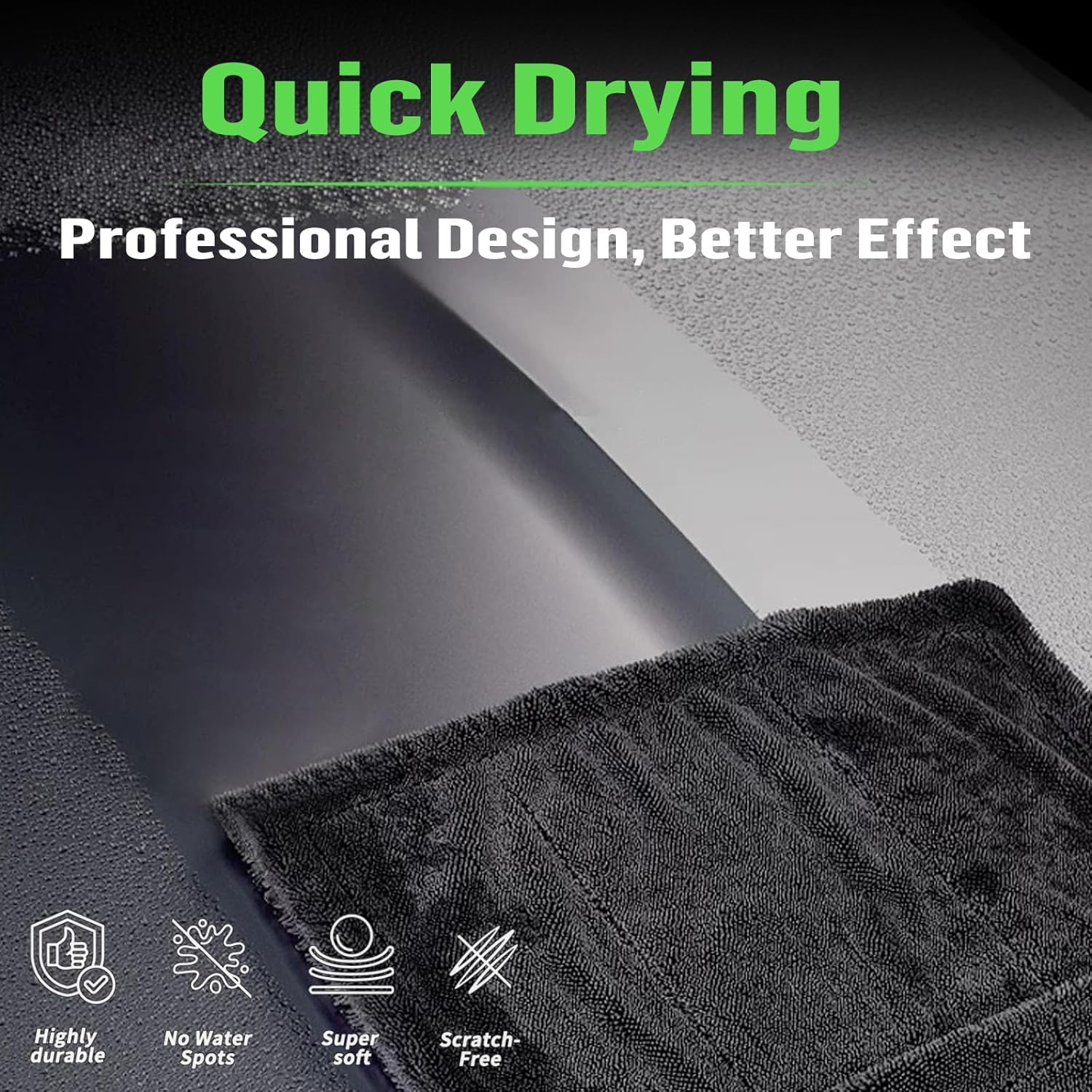 Deedlite Shiny Bath Wipes Drying Towel for Bathroom - Shiny Bath XXL Drying Towel, Microfiber Bath & Kitchen Towels, Super Absorbent Quick Dry