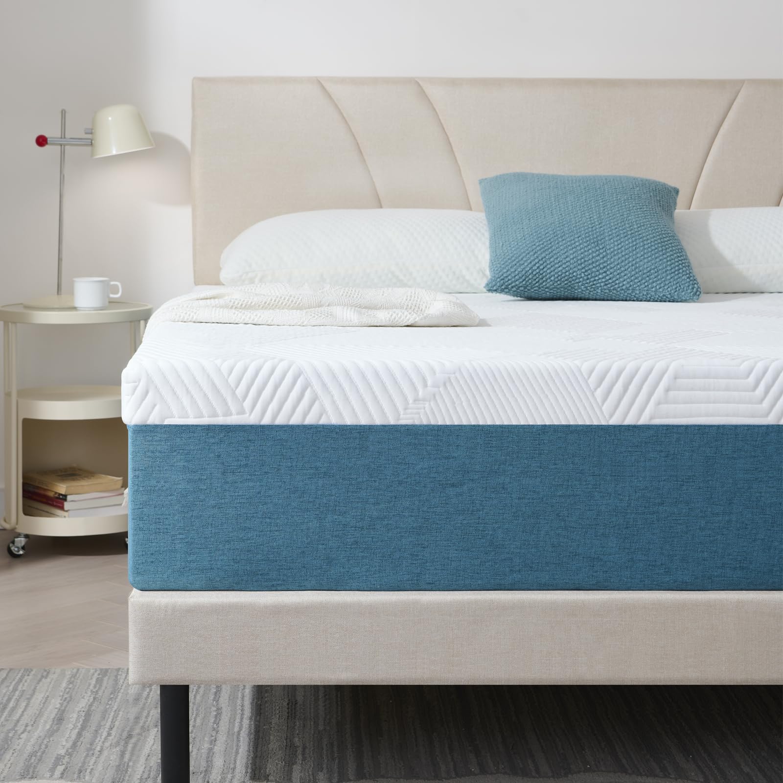 Hiimgo Small Double Memory Foam Mattress 120x190x22cm, Medium Firm