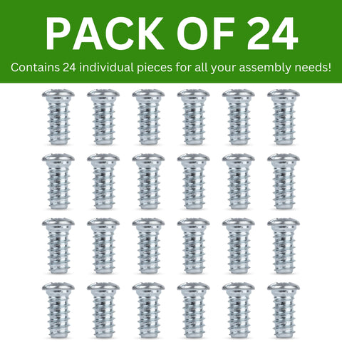 Spare Hardware Parts Replacement for IKEA Furniture Euro Screw with Neck CXN Screw (105248)
