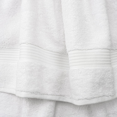 Cotton Paradise 100% Cotton Turkish Washcloths for Bathroom 4 Piece Soft Absorbent Small Hand Face Towels Fluffy Wash Rags for Body, White Wash Cloths