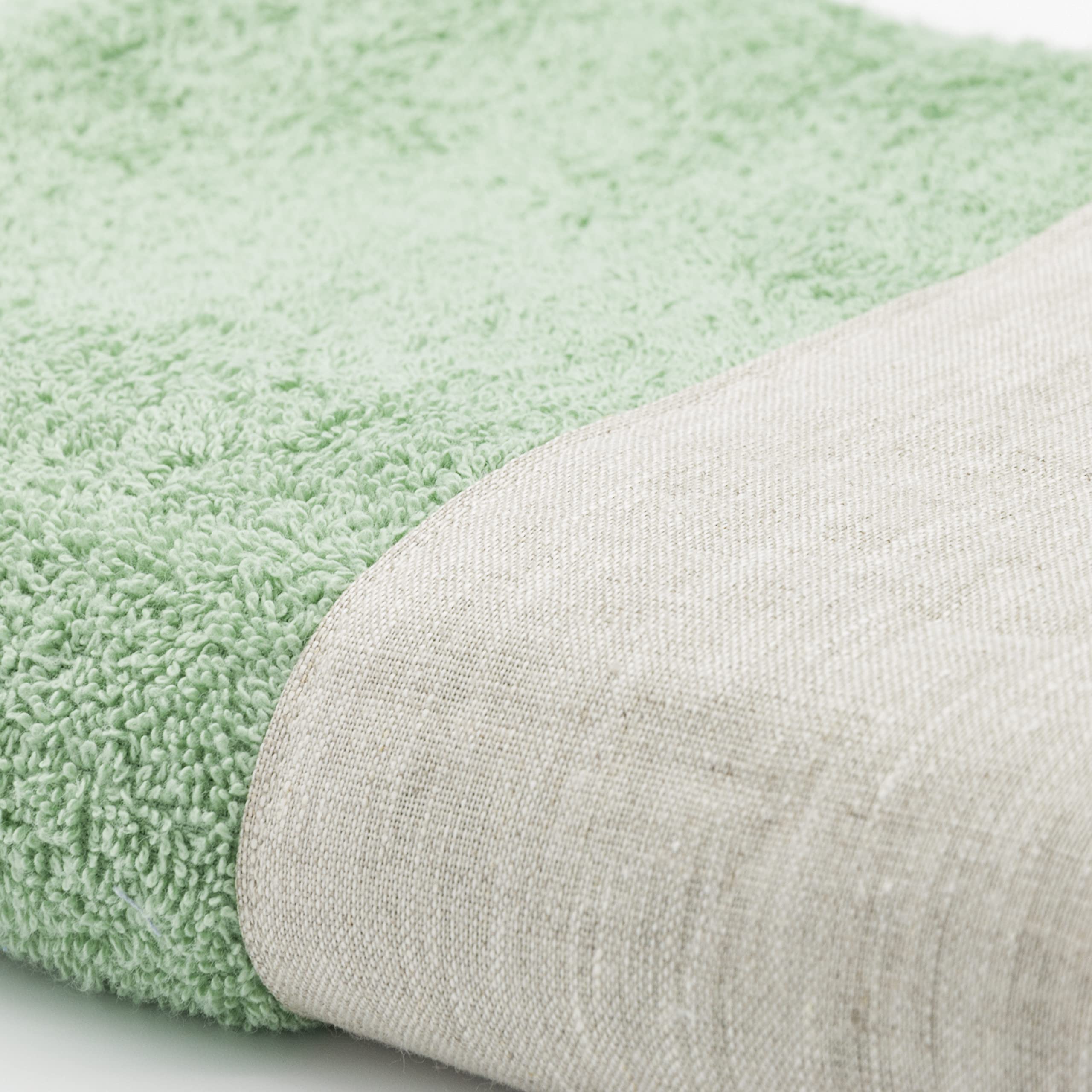 CREOLE Emily Bath Towels, Cotton, Emerald, 1+1, 2 units