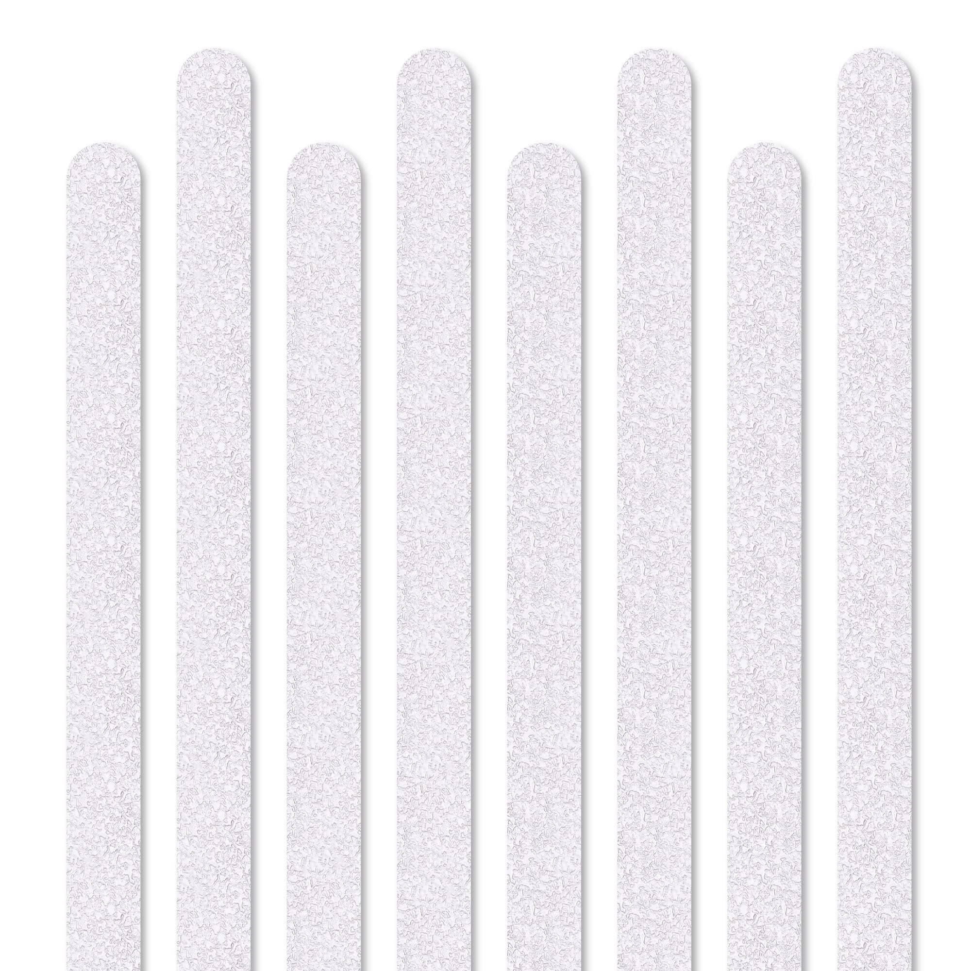 SeKi Non-Slip Strips 45 x 2 cm Transparent for Stairs/Showers/Bathtub - Self-Adhesive Barefoot Friendly Slip Class R9 According to DIN 51130 Non-Slip