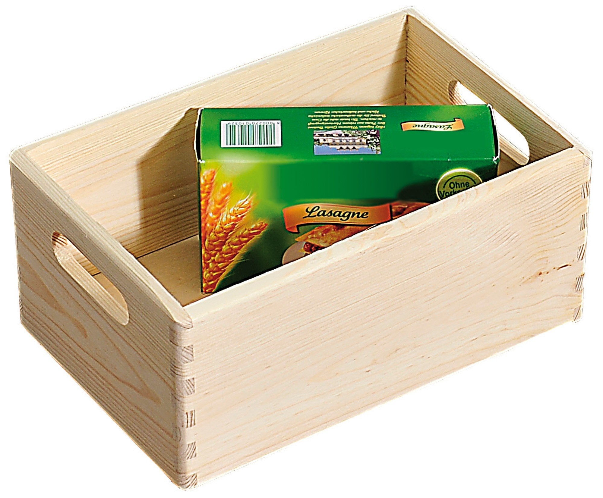 Kesper Storage Box, Pine, Brown, 30 x 20 x 14 cm