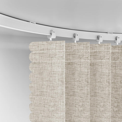 Room Divider Curtain Sets with Flexible Ceiling Track, Privacy Soundproof Curtain for Bedroom Office Patio Sliding Door