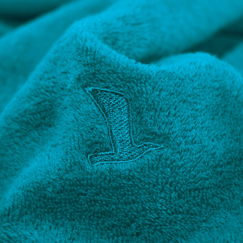 möve Superwuschel towel 50 x 100 cm made of 100% cotton, lagoon
