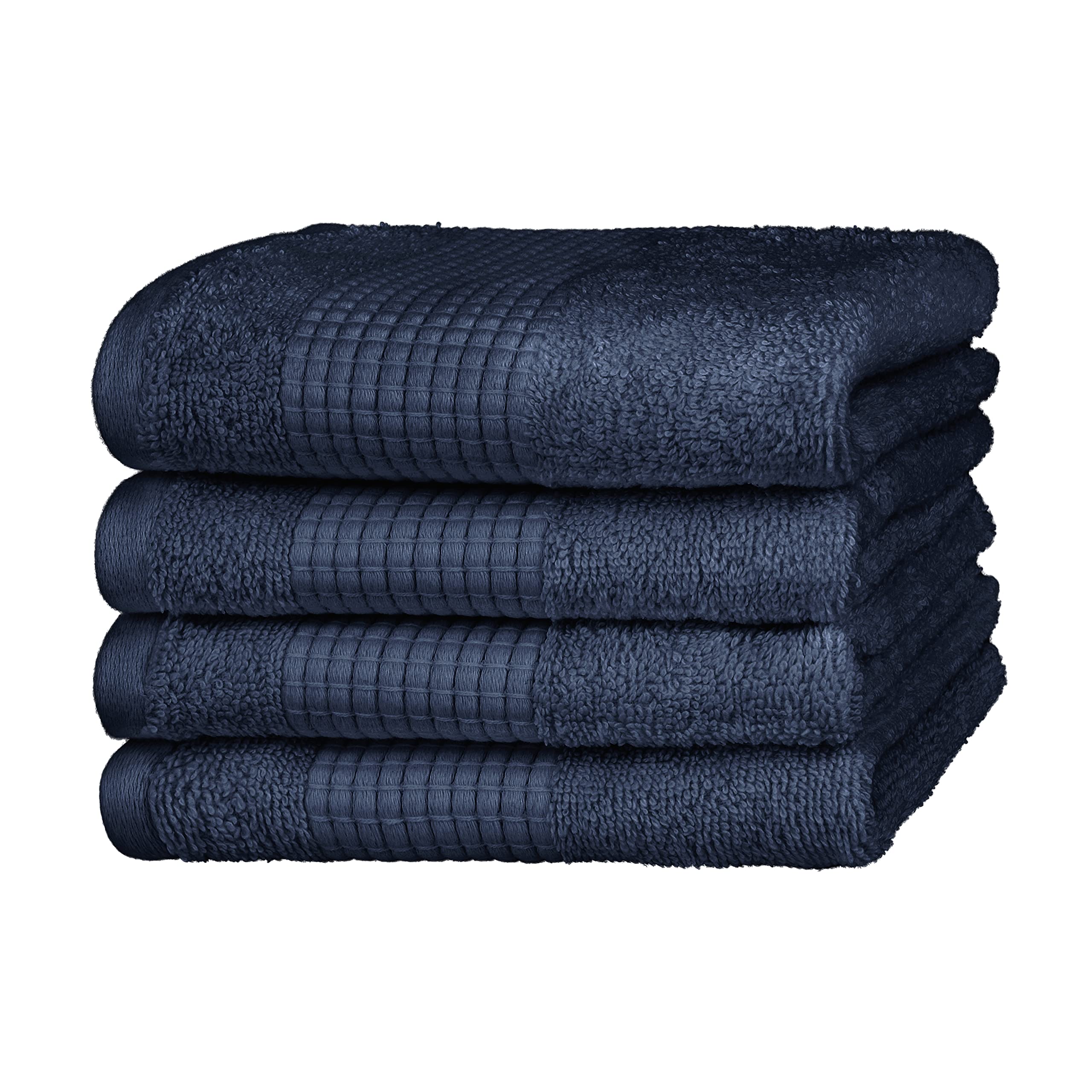 Merana Hand Towel Set, Absorbent, Soft and Lint-, Terry Towelling Guest Towel, Quality Made of Heavy Organic Cotton, 590 GSM