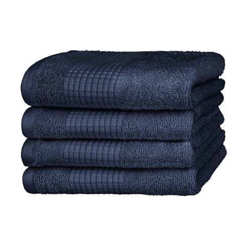Merana Hand Towel Set, Absorbent, Soft and Lint-, Terry Towelling Guest Towel, Quality Made of Heavy Organic Cotton, 590 GSM